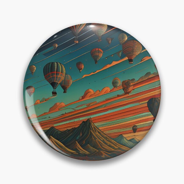 Item preview, Hot air Balloon  designed and sold by Outlawturnip.