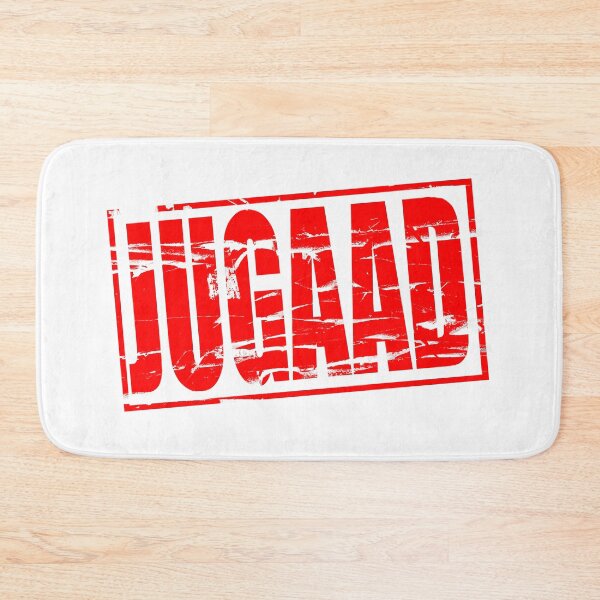 Item preview, Red rubber stamp effect with the term Jugaad. जुगाड़  designed and sold by funkyworm.
