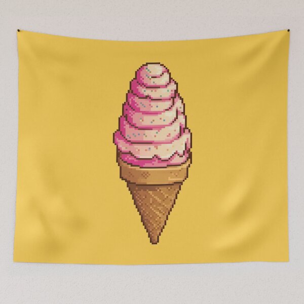 Item preview, Pixelated Summer Bliss: Retro Ice Cream designed and sold by Pixelartshirt.
