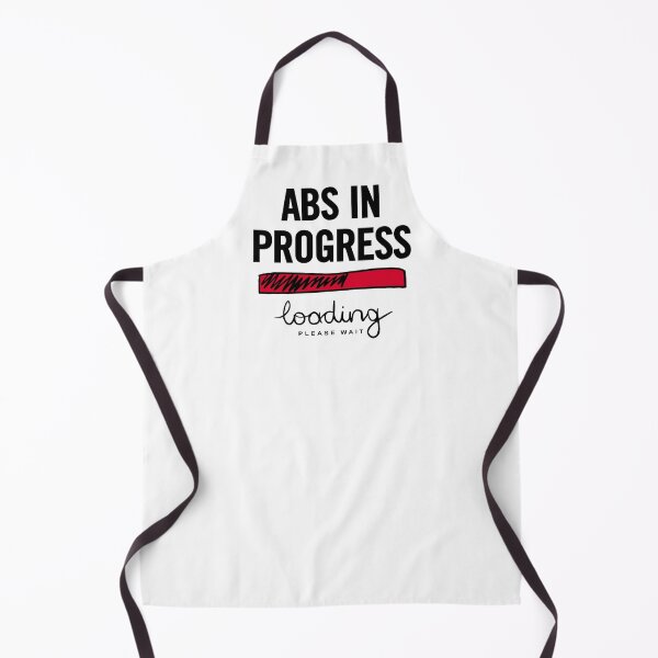 Item preview, Abs In Progress Loading Please Wait - A Funny Fitness Journey to Six Pack Abs at the Gym designed and sold by artworkathome.