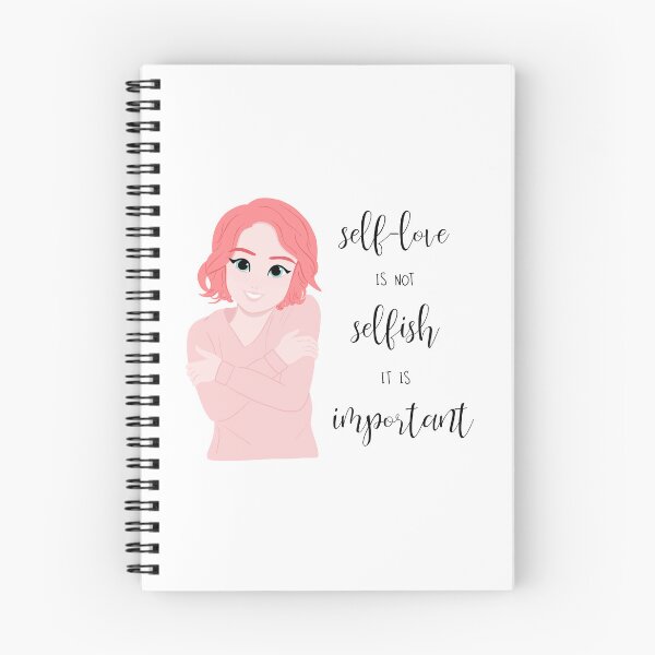 Item preview, Girl Hug Self-love Is Not Selfish It Is Important Graphic Composition designed and sold by Springcolors Blossom.