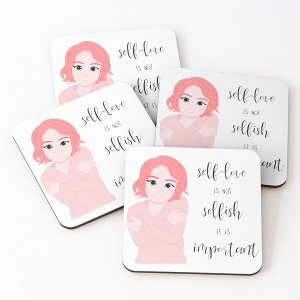 Item preview, Girl Hug Self-love Is Not Selfish It Is Important Graphic Composition designed and sold by Springcolors Blossom.