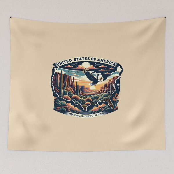 Item preview, American Spirit - Grand Canyon & Bald Eagle Wall Art designed and sold by FebricFusion.