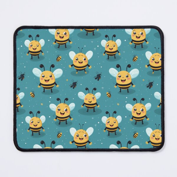 Item preview, Smiling Bees Pattern designed and sold by scootyshop.