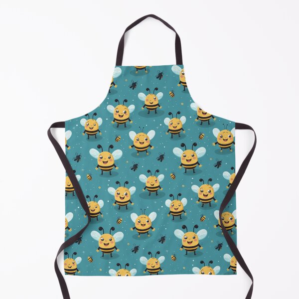 Item preview, Smiling Bees Pattern designed and sold by scootyshop.