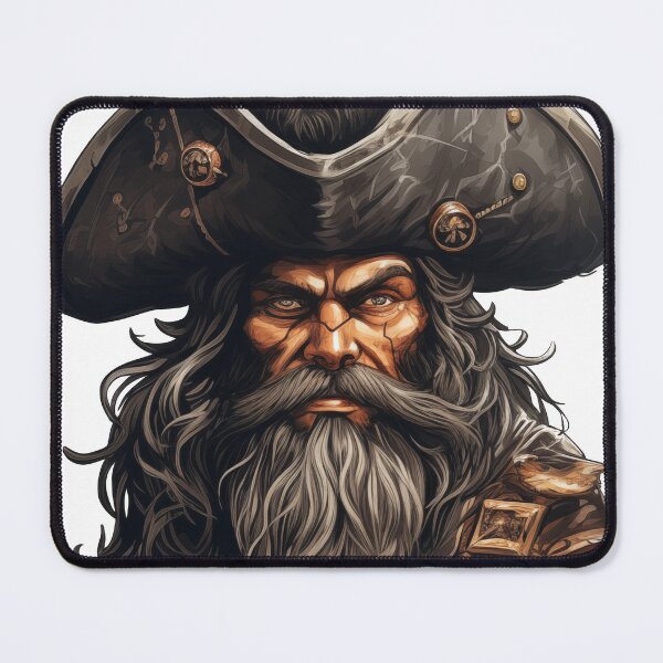 Item preview, Blackbeard, legendary pirate designed and sold by MidArtForge.