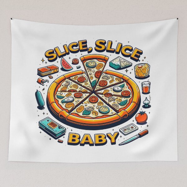 Item preview, Pizza: Slice, Slice, Baby designed and sold by Dungeon-Depot.