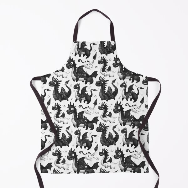 Item preview, Black And White Dragons Pattern designed and sold by scootyshop.