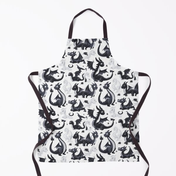 Item preview, Black And White Dragons Pattern designed and sold by scootyshop.