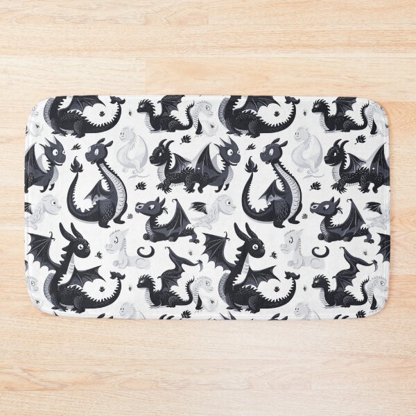 Item preview, Black And White Dragons Pattern designed and sold by scootyshop.