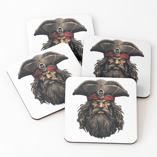 Item preview, Blackbeard, legendary pirate designed and sold by MidArtForge.