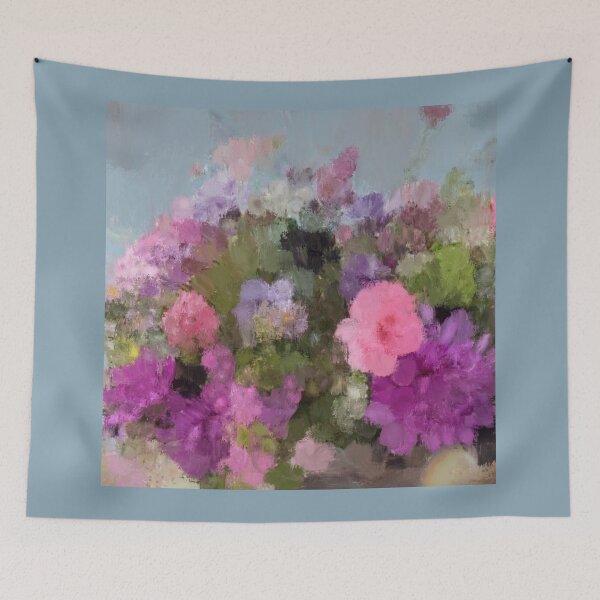 Item preview, Magenta and pink mixed posy designed and sold by Flowersonstuff.