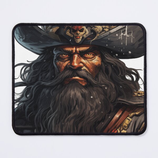 Item preview, Blackbeard, legendary pirate designed and sold by MidArtForge.
