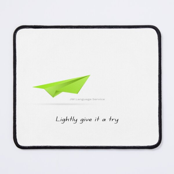 Item preview, JM's Thoughts at This Moment #17-Lightly give it a try designed and sold by JM Language Service.