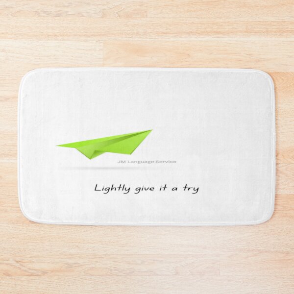 Item preview, JM's Thoughts at This Moment #17-Lightly give it a try designed and sold by JM Language Service.