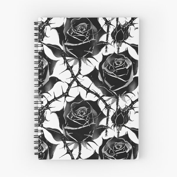 Item preview, Black Roses and Thorns Gothic Pattern designed and sold by ossiagraphics.