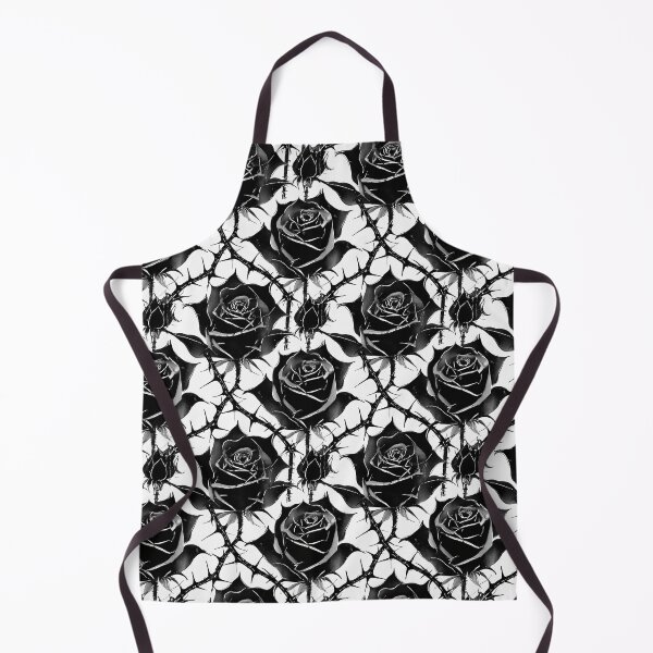 Item preview, Black Roses and Thorns Gothic Pattern designed and sold by ossiagraphics.