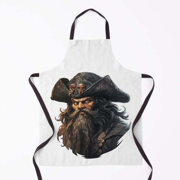 Item preview, Blackbeard, legendary pirate designed and sold by MidArtForge.