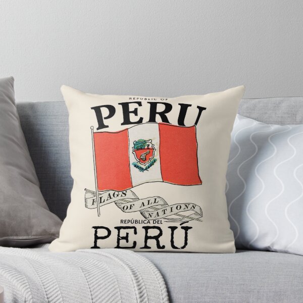 Item preview, Vintage Peru Country Flag designed and sold by KewaleeTee.