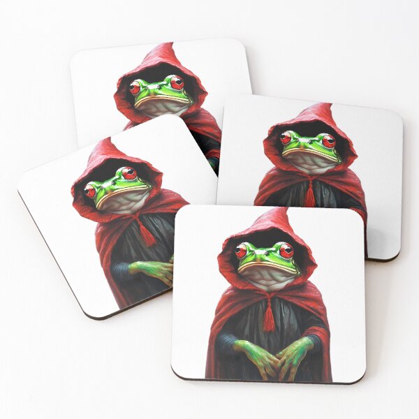 Item preview, Frog in a Red Cloak designed and sold by techiwebicodi.