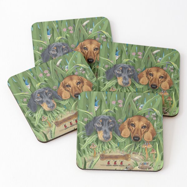 Item preview, Dachshunds Observe The Ants  designed and sold by Clitus.