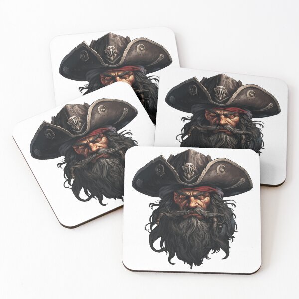 Item preview, Blackbeard, legendary pirate designed and sold by MidArtForge.