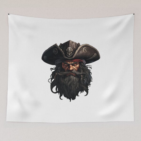 Item preview, Blackbeard, legendary pirate designed and sold by MidArtForge.