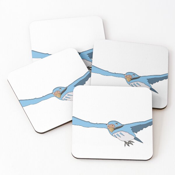 Item preview, Flight of The Boy and the Heron Parakeets - Blue designed and sold by JodyMoon.