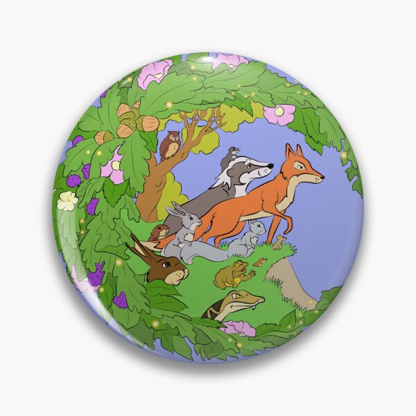 Item preview, Woodland Animals Farthing designed and sold by GemimaRosaArt.