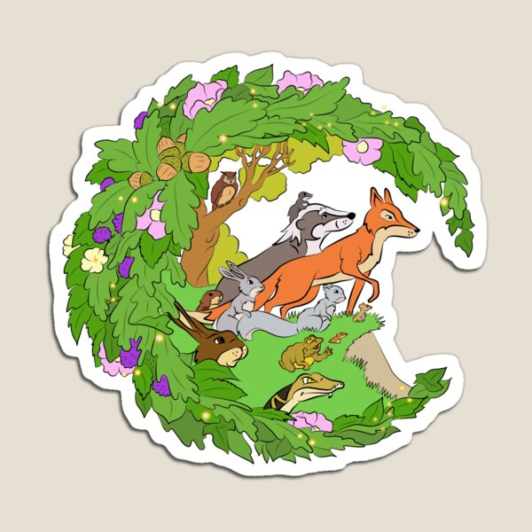 Item preview, Woodland Animals Farthing designed and sold by GemimaRosaArt.
