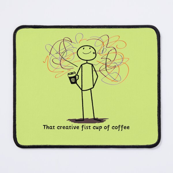 Item preview, That creative after first cup of coffee designed and sold by Funky  Fibers.