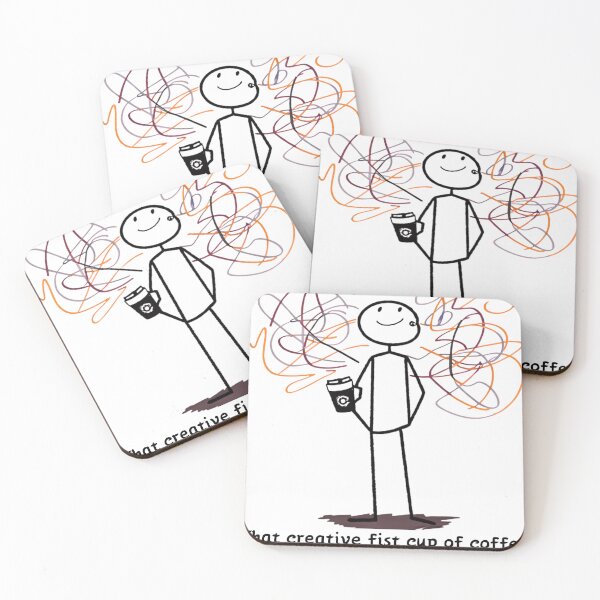 Item preview, That creative after first cup of coffee designed and sold by Funky  Fibers.