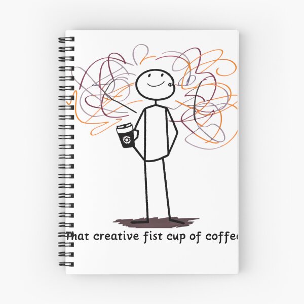 Item preview, That creative after first cup of coffee designed and sold by Funky  Fibers.