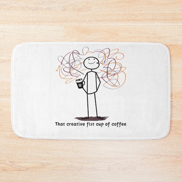 Item preview, That creative after first cup of coffee designed and sold by Funky  Fibers.
