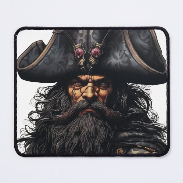 Item preview, Blackbeard, legendary pirate designed and sold by MidArtForge.
