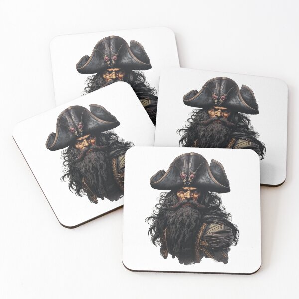 Item preview, Blackbeard, legendary pirate designed and sold by MidArtForge.