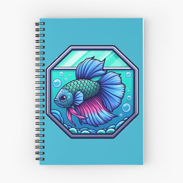 Item preview, Betta Cartoon Illustration Style betta Aquarium Green Fighting Fish designed and sold by CoffeeIsATrip.