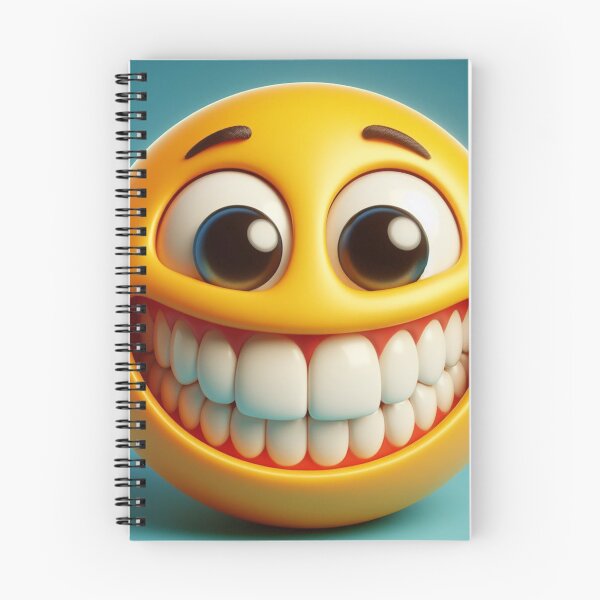 Item preview, Extremely Happy Toothy Grin Yellow Emoji designed and sold by shanblue6.