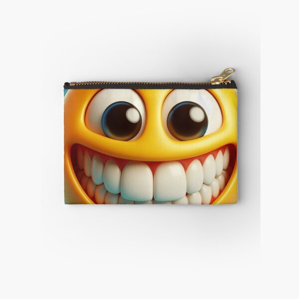 Item preview, Extremely Happy Toothy Grin Yellow Emoji designed and sold by shanblue6.
