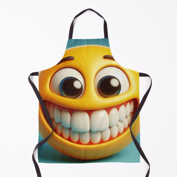 Item preview, Extremely Happy Toothy Grin Yellow Emoji designed and sold by shanblue6.