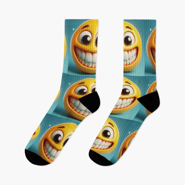 Item preview, Extremely Happy Toothy Grin Yellow Emoji designed and sold by shanblue6.