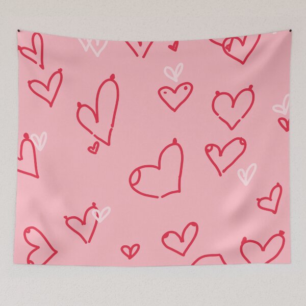Artikelvorschau, Rosa Brüste zum Valentinstag entworfen und verkauft von MaiZephyr.