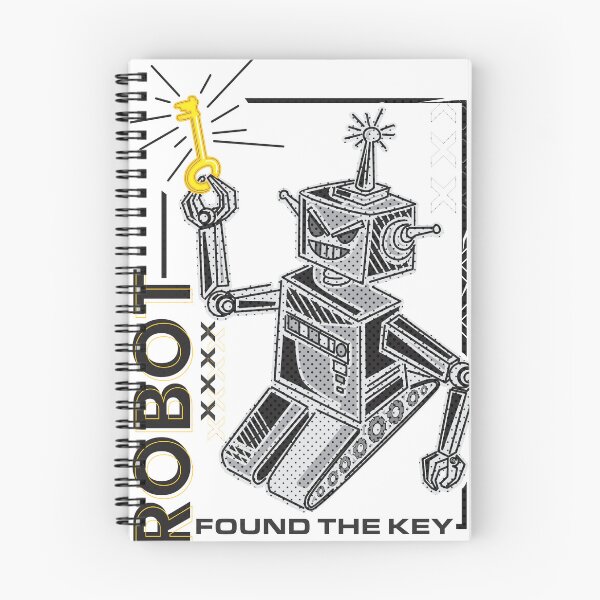 Item preview, robot found the key designed and sold by chapunkart.