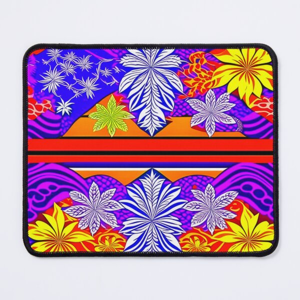 Item preview, Colorful Retro Vintage Floral Print designed and sold by HippieFarms11.
