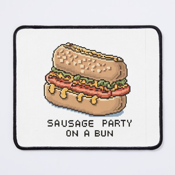 Item preview, Hotdog: Sausage party on a bun designed and sold by Dungeon-Depot.