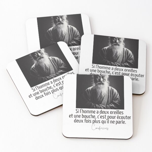 Item preview, Confucius, photo and quote designed and sold by UrbanoTee.
