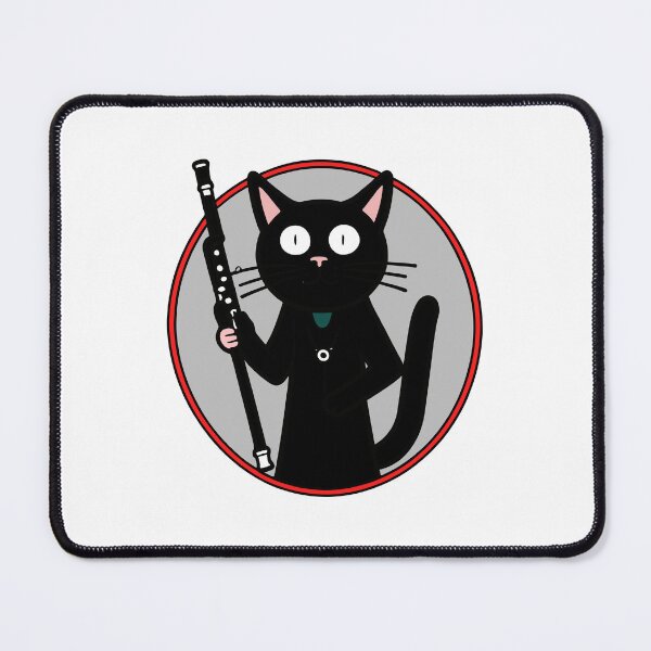 Item preview, Clarinet Cat, Cat with Instrument, Music Cat designed and sold by cutenesss.