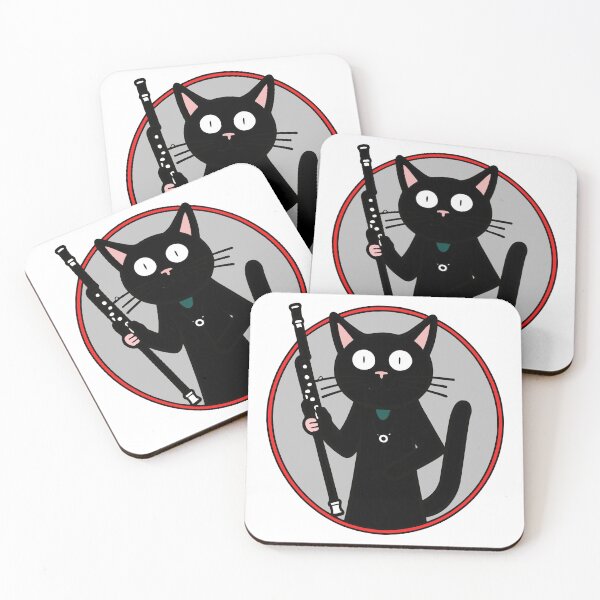 Item preview, Clarinet Cat, Cat with Instrument, Music Cat designed and sold by cutenesss.