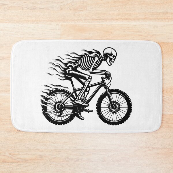 Item preview, MTB Trail Skeleton, Halloween Mountain Biking MTB lovers, explore and adventure designed and sold by MTBSkaterLoversTees.