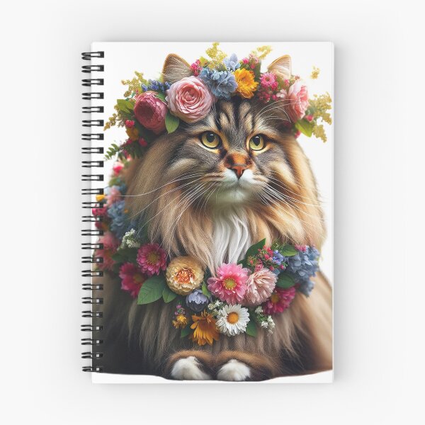 Item preview, Valentine's Day: Cat with flowers designed and sold by aikittycats.